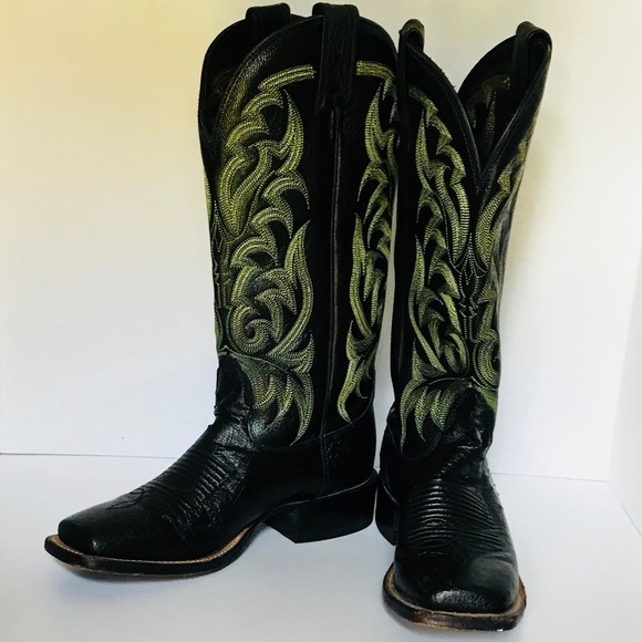 custom square toe boots